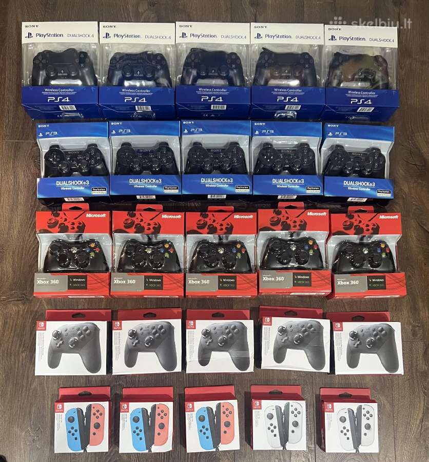 Ps4,PS3,xbox 360,nintendo pultelis,joy-con