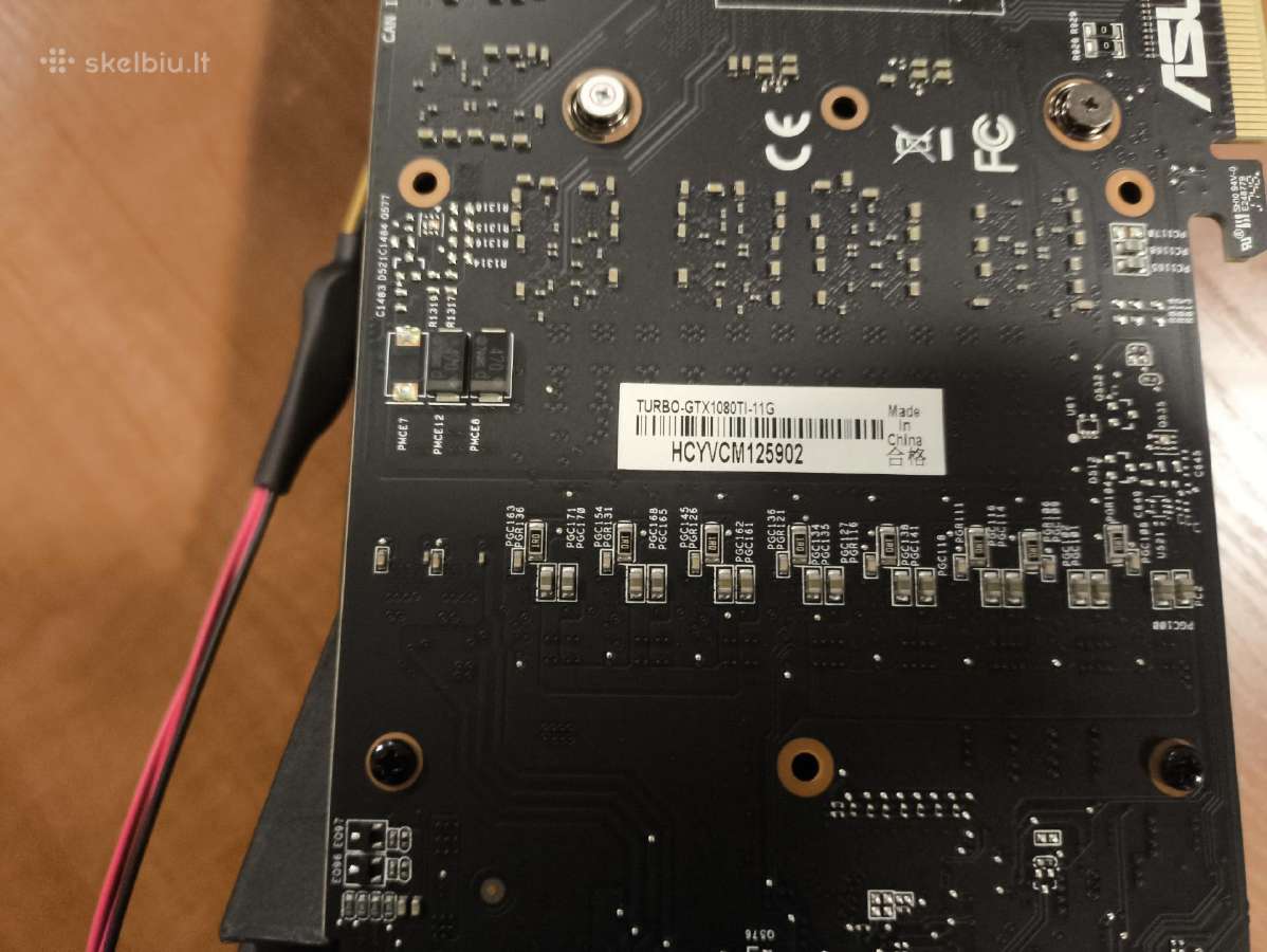 Gtx 1080 Ti 11gb Gddr5x Nestandartinis aušintuvas - nuotraukos Nr. 6