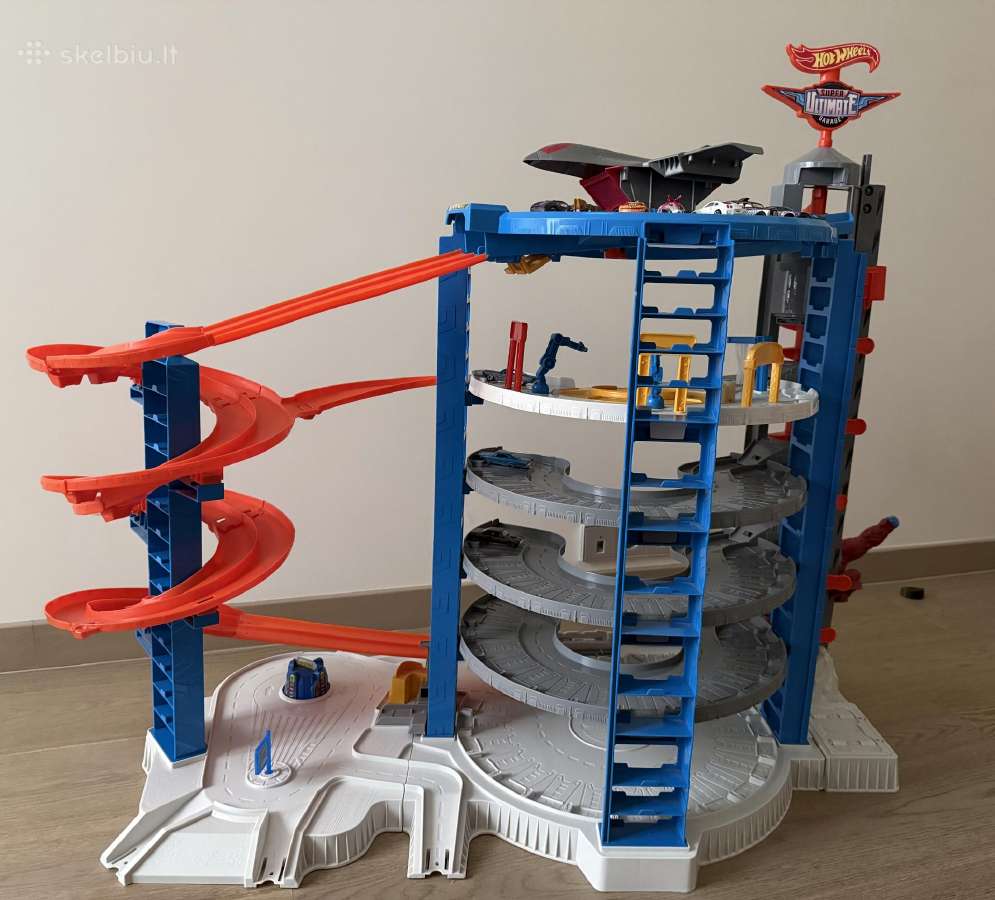 Didžiulis Hot wheels Super Ultimat garažas-trasa - nuotraukos Nr. 7