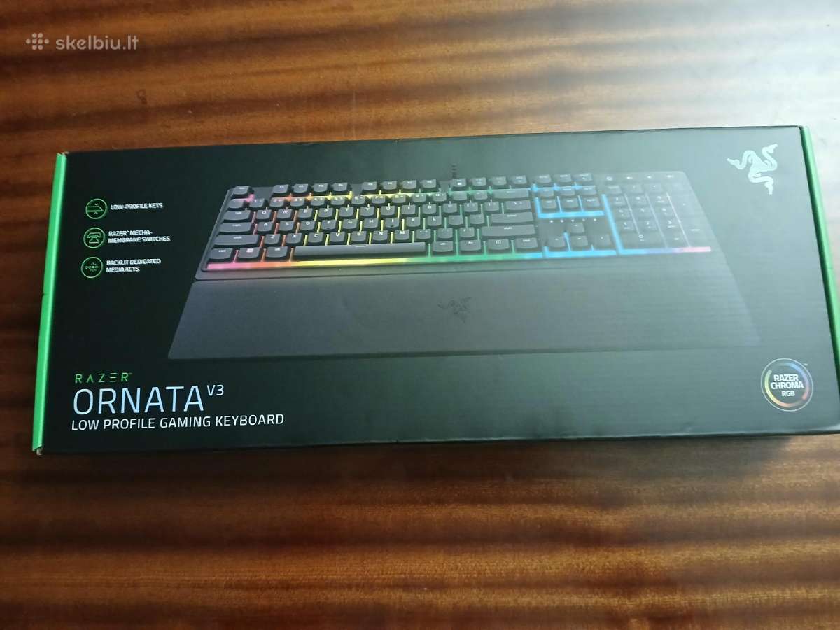 Razer Ornata V3 Low profile gaming keyboard - nuotraukos Nr. 2