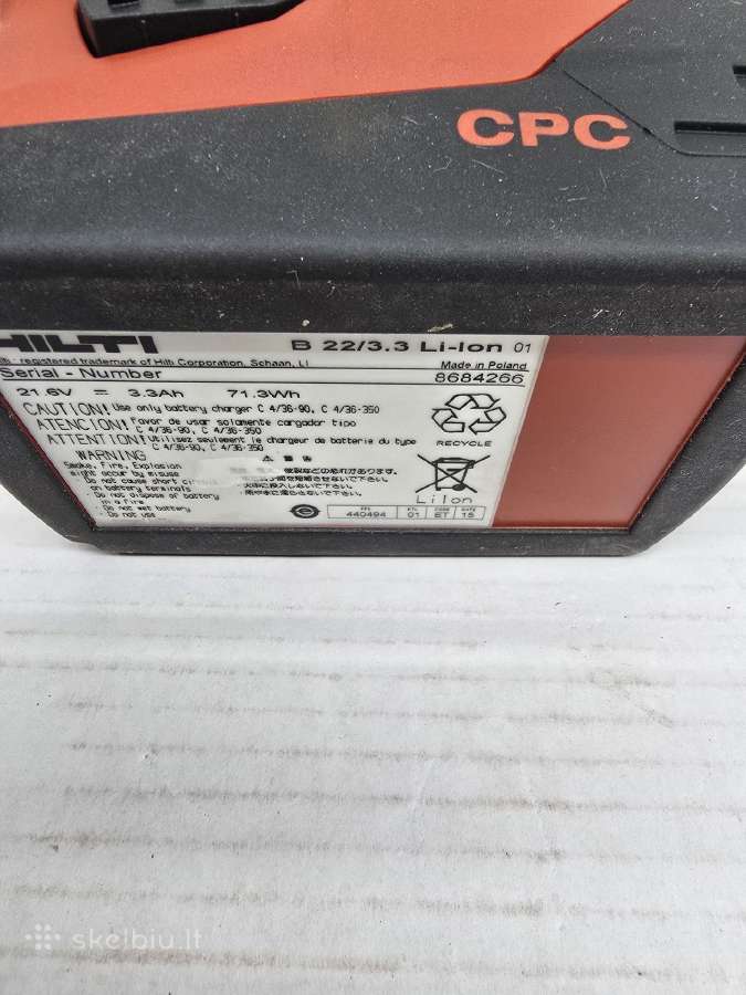 Hilti irankiai perforatoriai lazeriai ir kita - nuotraukos Nr. 13