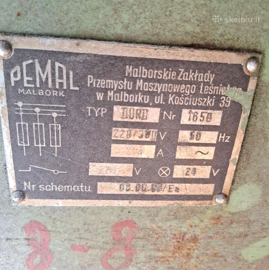 Pemal pjūklo, įrankių ir pjaustytuvų galąstuvas - nuotraukos Nr. 2