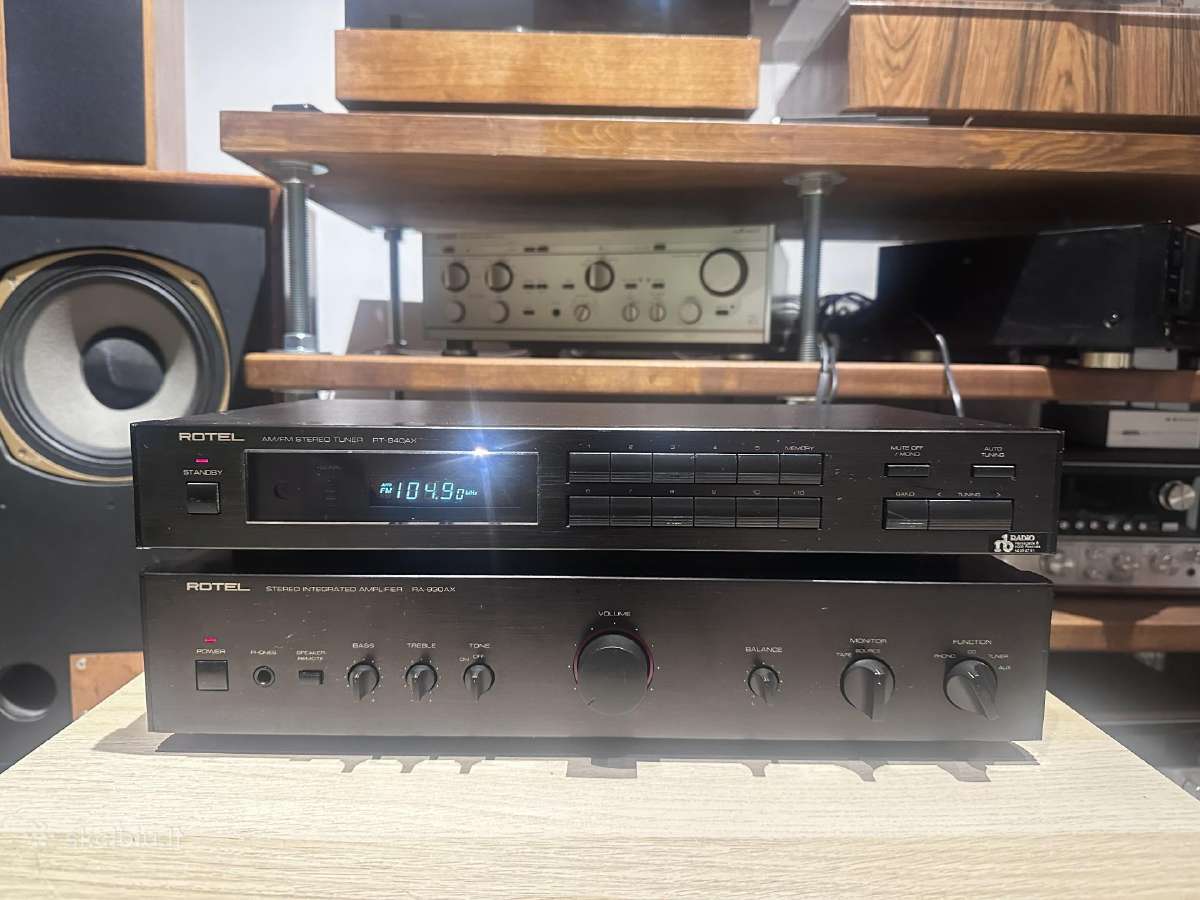 Stiprintuvas Rotel Ra-930ax ir tiuneris Ra-940ax