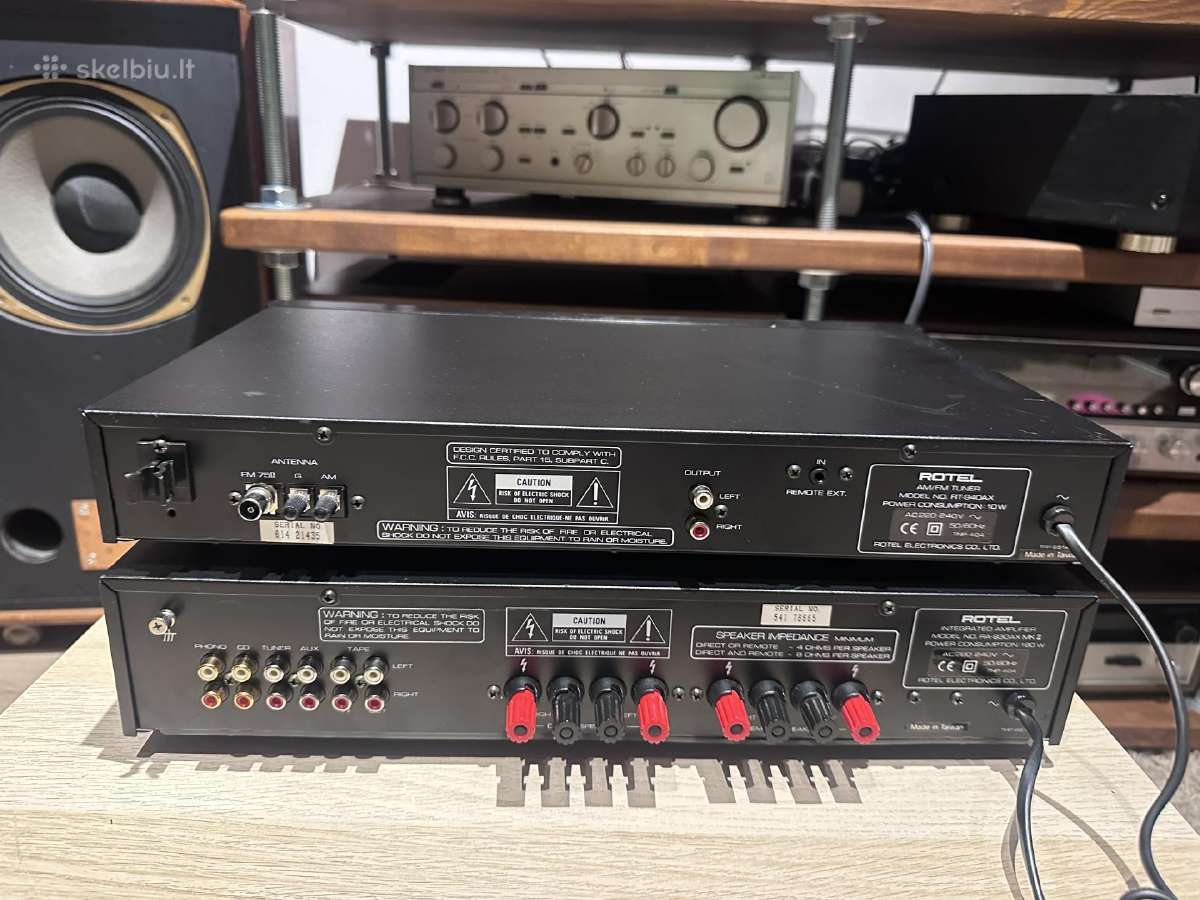 Stiprintuvas Rotel Ra-930ax ir tiuneris Ra-940ax - nuotraukos Nr. 5