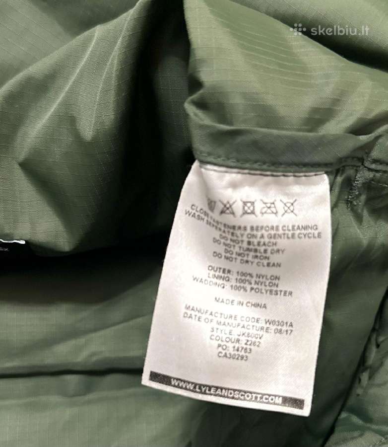 Klasikinio stiliaus „Lyle & Scott“ vyriška striukė - nuotraukos Nr. 6