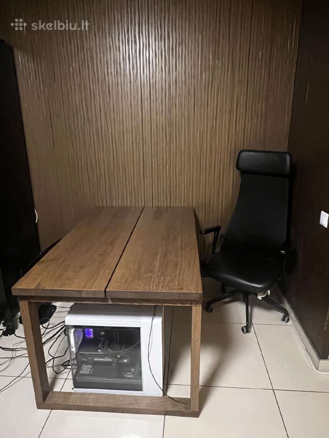 Valgomasis medinis stalas ikea