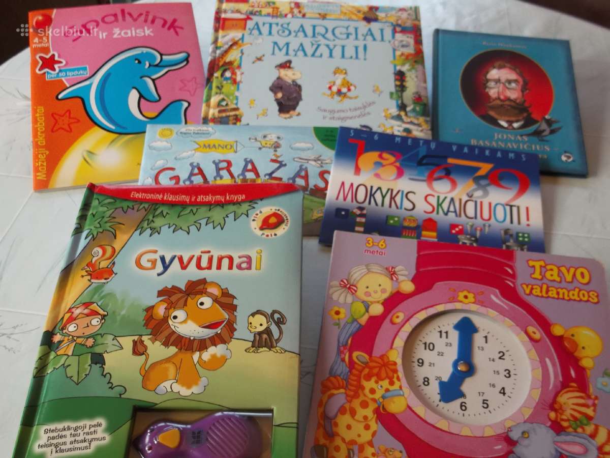 Nauji vaikiški stalo žaidimai, knygutės - nuotraukos Nr. 9