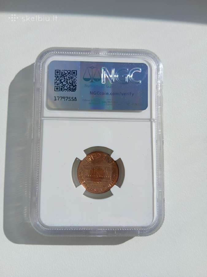 JAV 1963 D Lincoln cent Ngc - nuotraukos Nr. 2