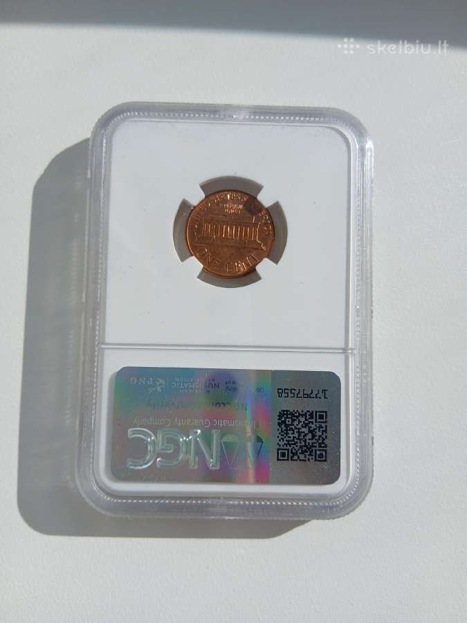JAV 1963 D Lincoln cent Ngc - nuotraukos Nr. 3