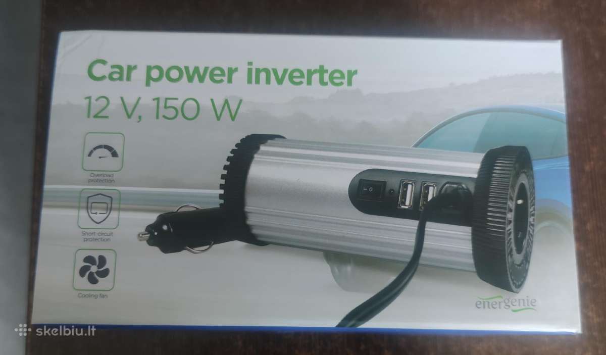 Mašinos inverteris Power Inverter Car 12v 150w