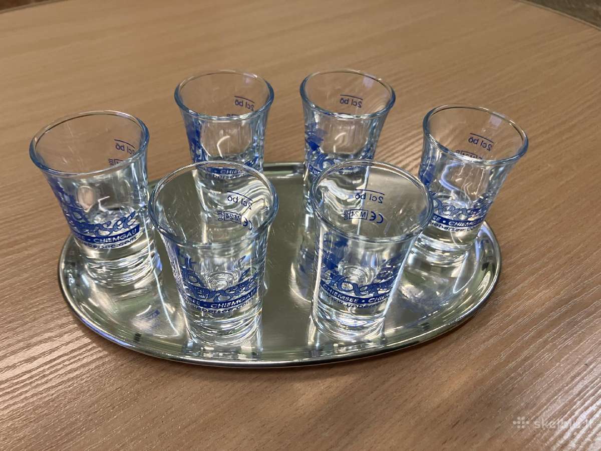 Originalios bavariškos Ubersee taurelės