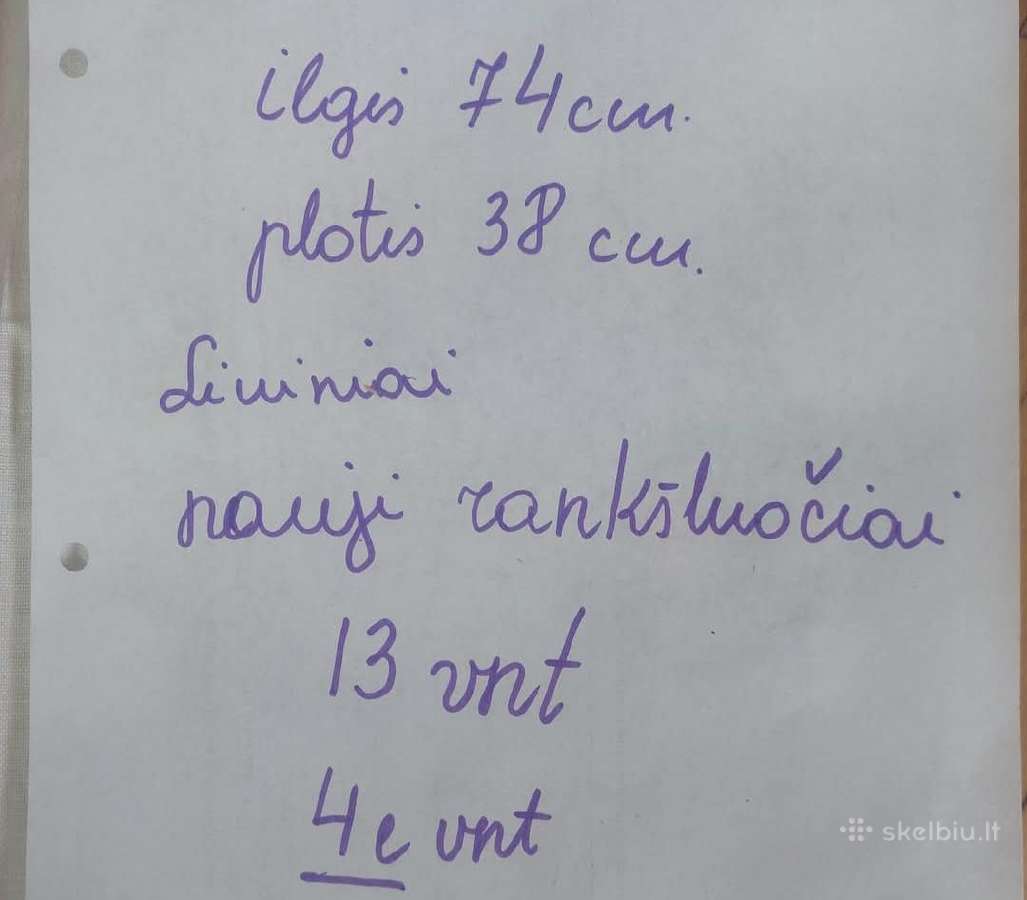 Anuometinių laikų servetėlės, staltiese, - nuotraukos Nr. 4