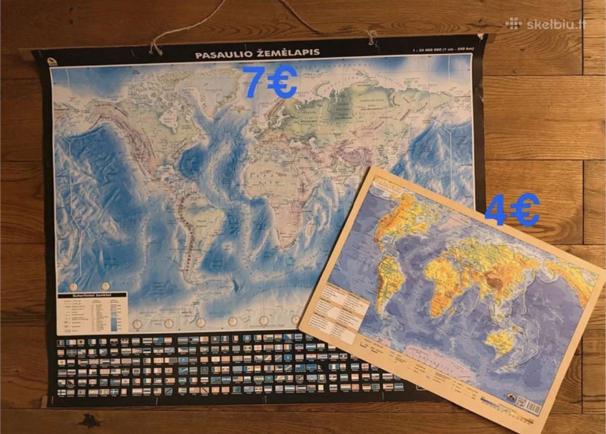 Geografijos atlasai, vadovėliai 6 klasei, 7 klasei - nuotraukos Nr. 5