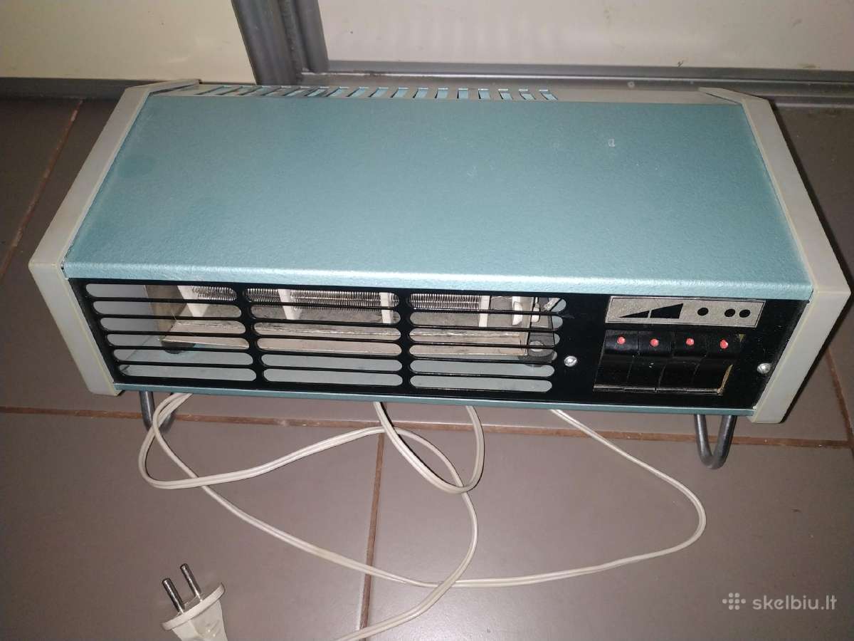 Sovietinis antikvarinis elektrinis šildytuvas - nuotraukos Nr. 2