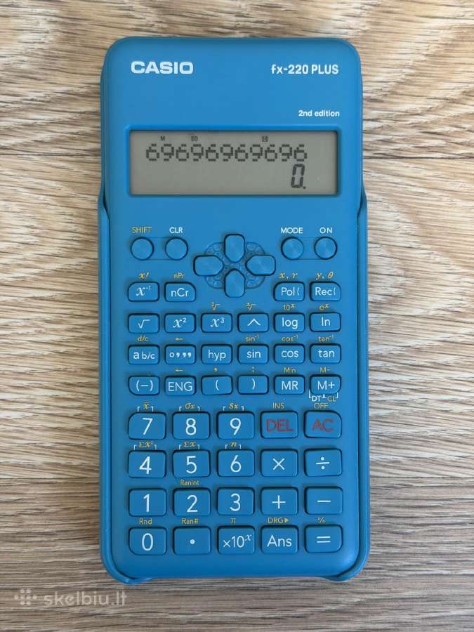 Casio fx-220 Plus 2nd Edition skaičiuotuvas