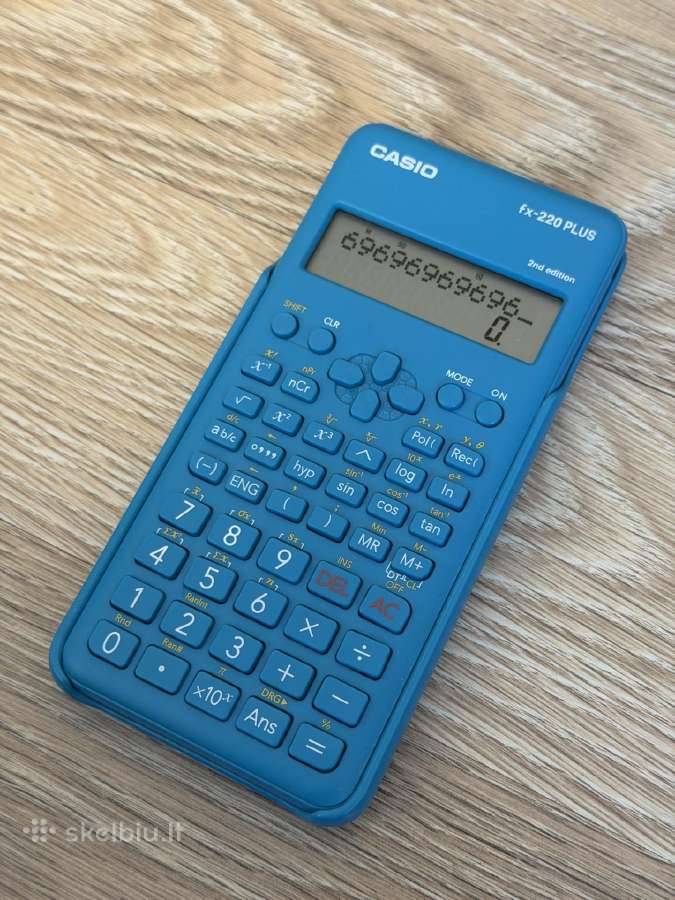 Casio fx-220 Plus 2nd Edition skaičiuotuvas - nuotraukos Nr. 2