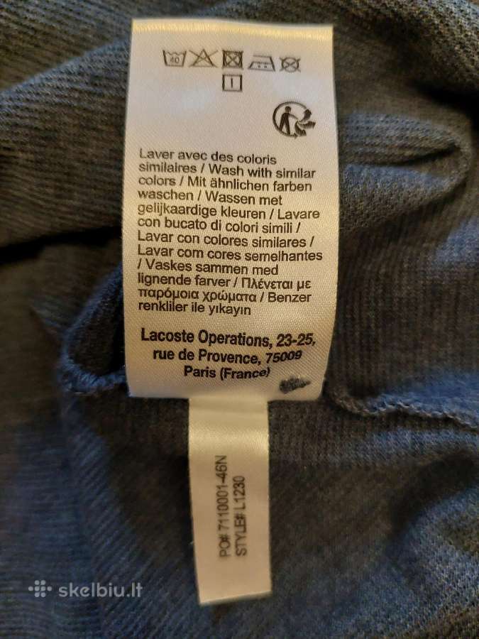 Lacoste sport vyriški marškinėliai L - nuotraukos Nr. 6