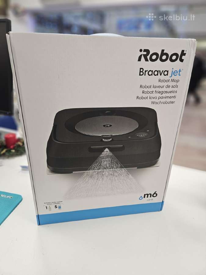 Irobot Braava jet m6 Drėgno Valymo Robotas