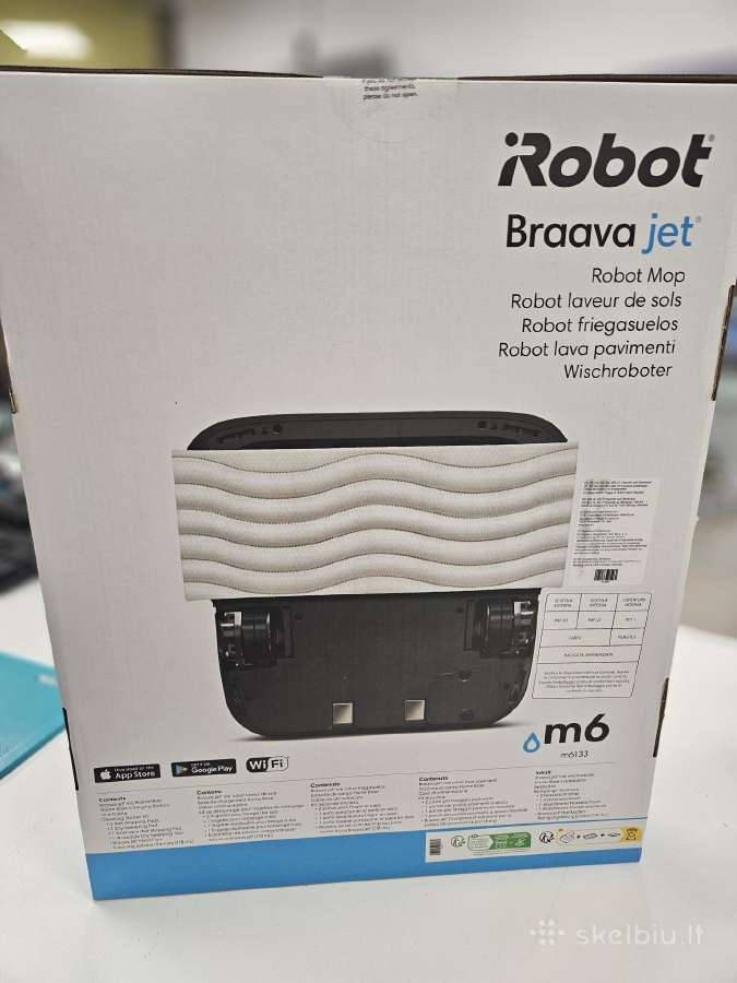 Irobot Braava jet m6 Drėgno Valymo Robotas - nuotraukos Nr. 2