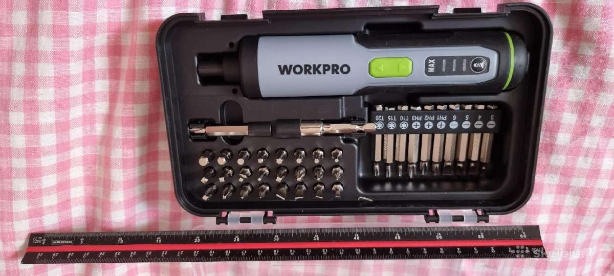 Akumuletorinis atsuktuvas Workpro nenaudotas 30€ - nuotraukos Nr. 3