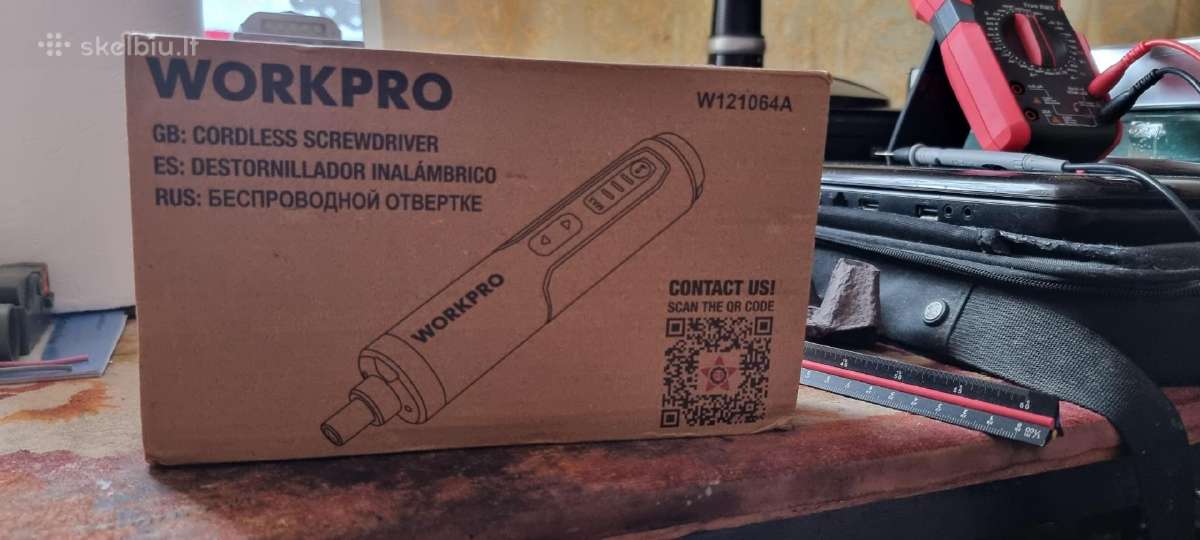Akumuletorinis atsuktuvas Workpro nenaudotas 30€ - nuotraukos Nr. 4