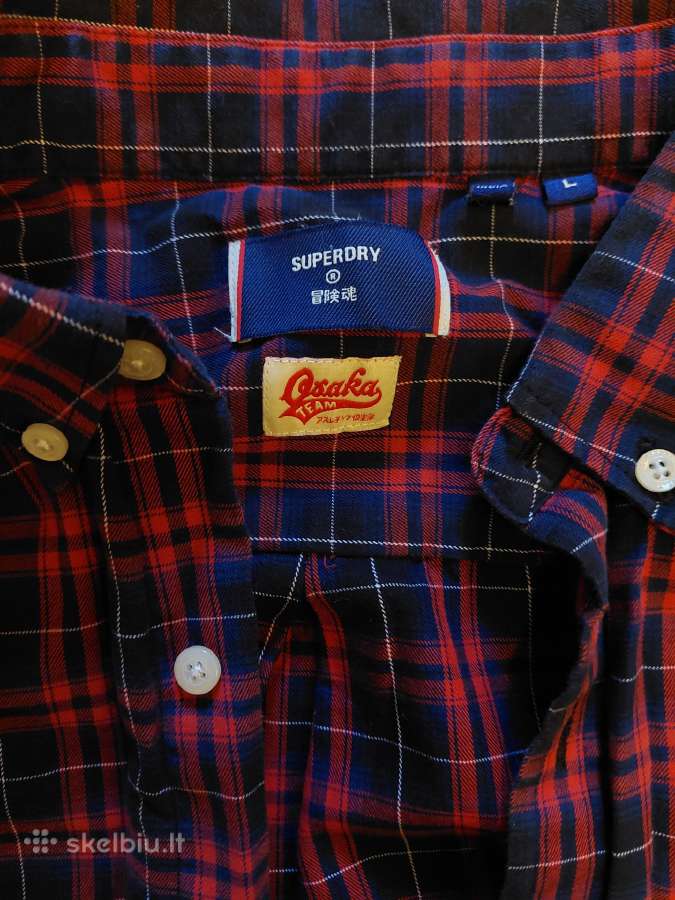 Superdry vyriški marškiniai L dydis - nuotraukos Nr. 3