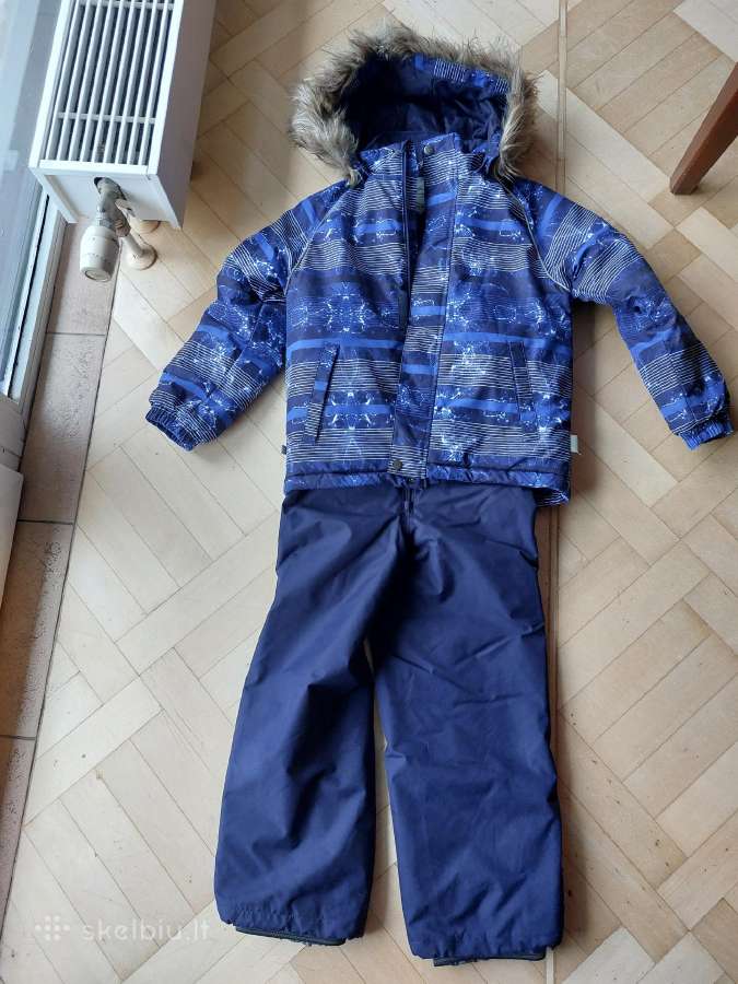 Kombinezonas Huppa žiemai Dviejų dalių 128cm ūgio