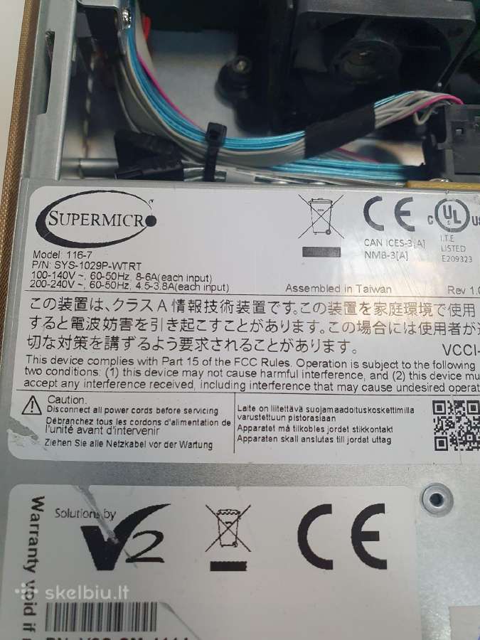 Serveriai Supermicro 1029p-wtrt ir 6019p-wtr