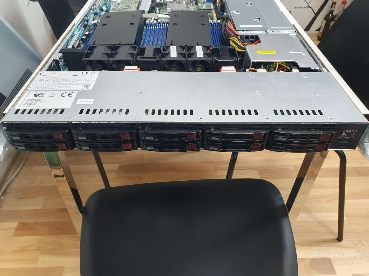 Serveriai Supermicro 1029p-wtrt ir 6019p-wtr - nuotraukos Nr. 3