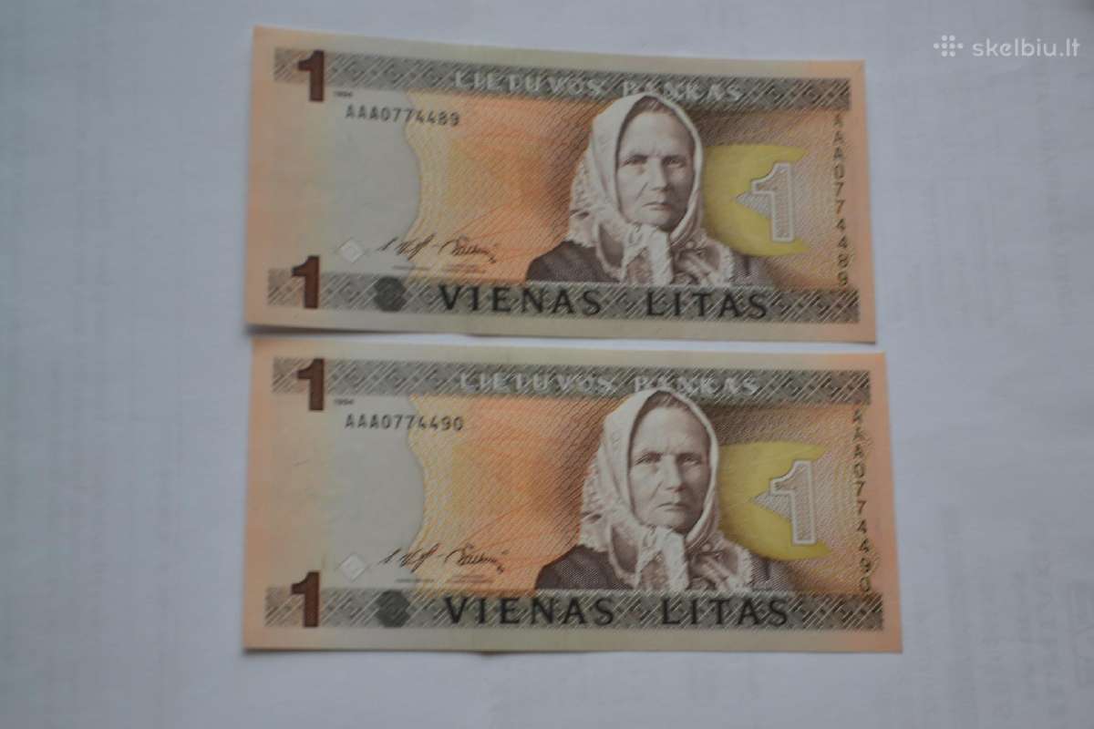 1 Litas 1994 m. Unc Aa