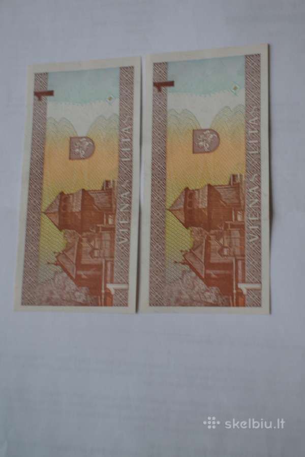 1 Litas 1994 m. Unc Aa - nuotraukos Nr. 2