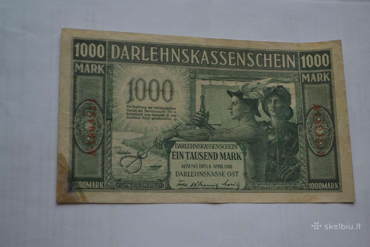 1000 Ost Markiu 1918 m.kaunas
