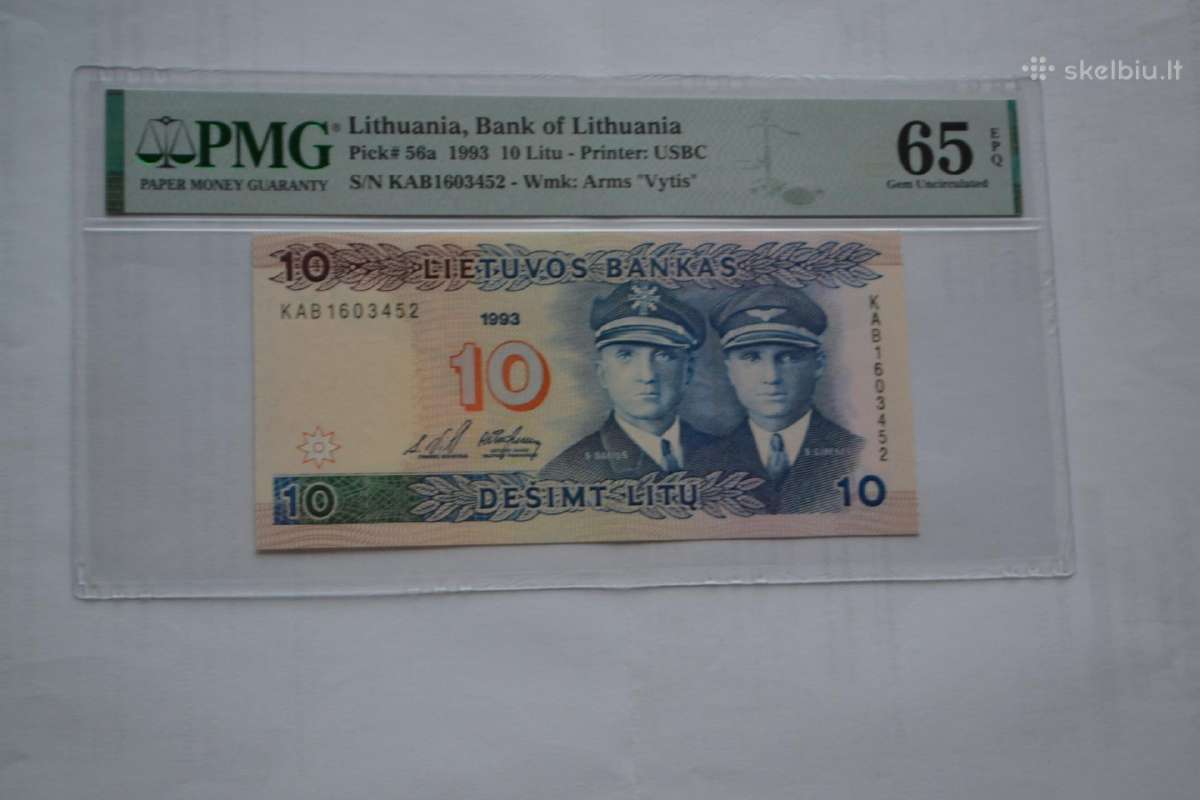 10 litu 1993 m.