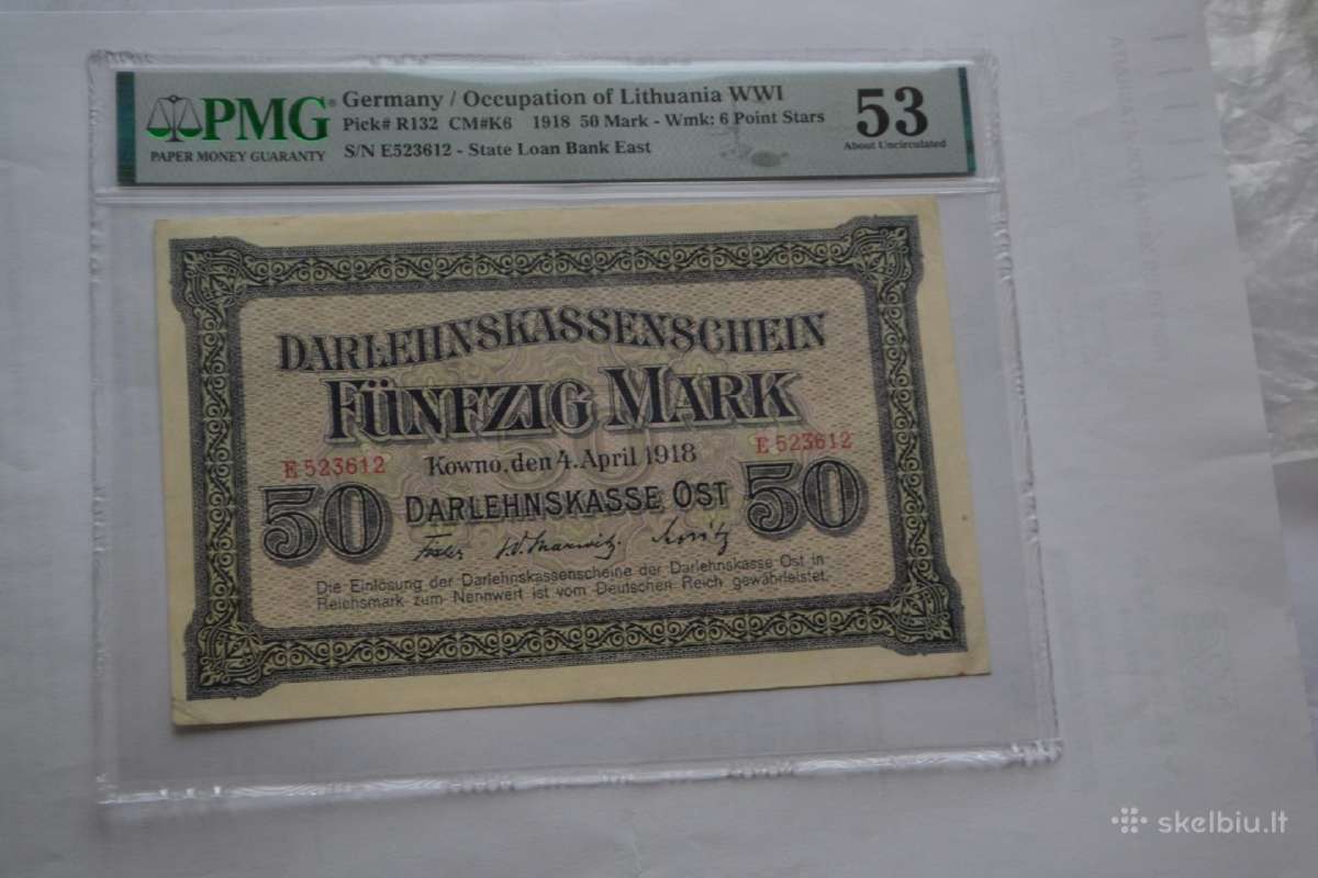 50 Ost Markiu 1918 m.kaunas