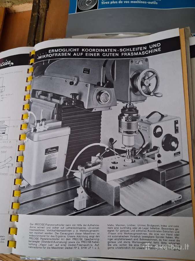 Frezavimo-šlifavimo spindelis Precise Sk 40