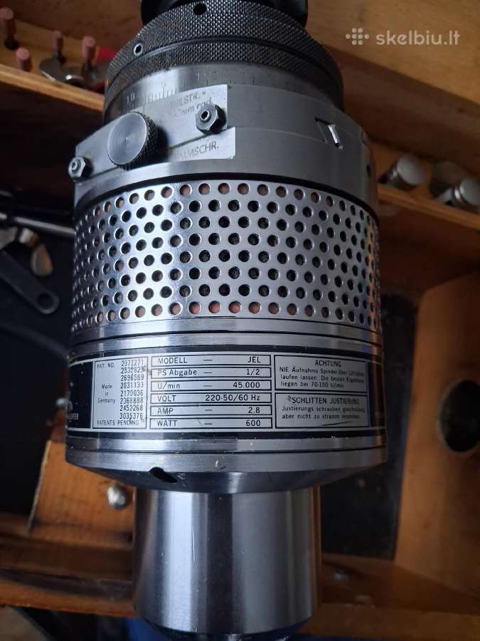 Frezavimo-šlifavimo spindelis Precise Sk 40 - nuotraukos Nr. 7
