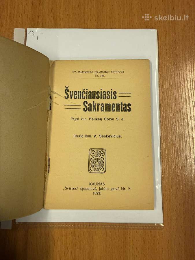 Švenčiausiasis Sakramentas 1923 - nuotraukos Nr. 2