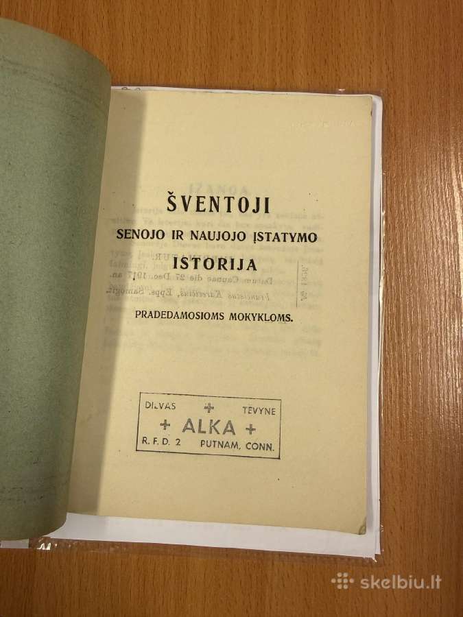Šventoji senojo ir naujojo įstatymo istorija 1919 - nuotraukos Nr. 2