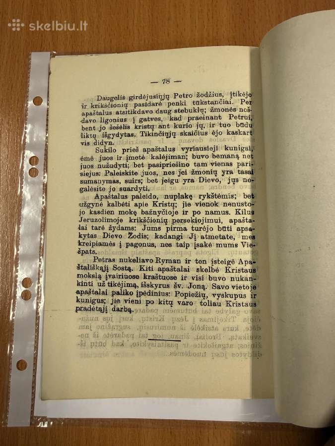 Šventoji senojo ir naujojo įstatymo istorija 1919 - nuotraukos Nr. 5