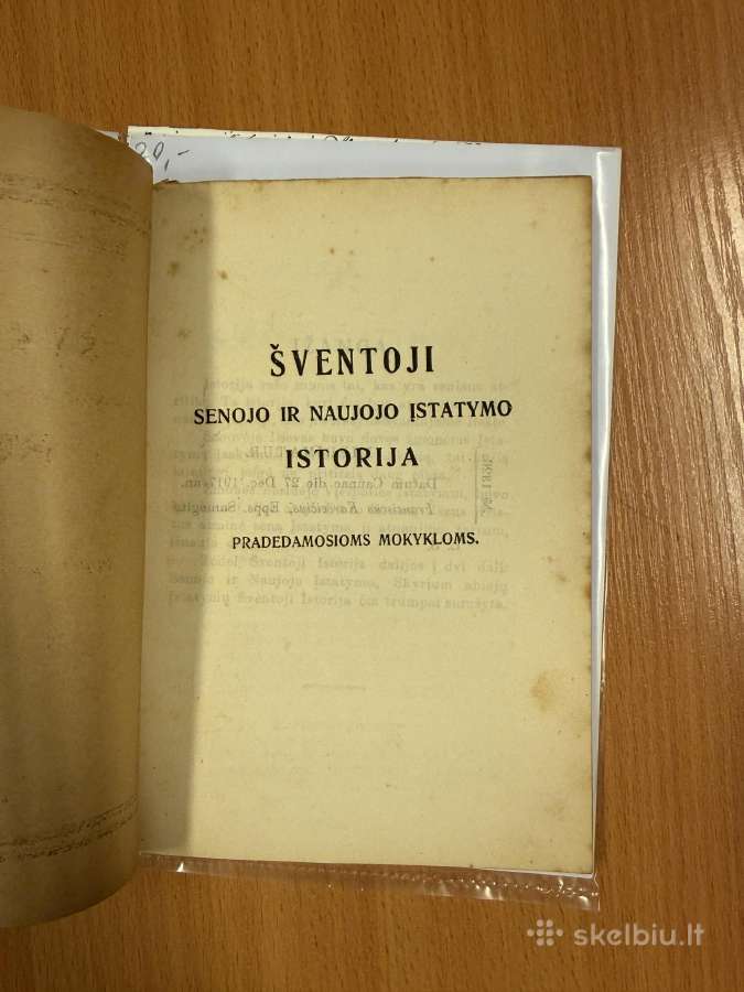 Šventoji senojo ir naujojo įstatymo istorija 1919 - nuotraukos Nr. 2