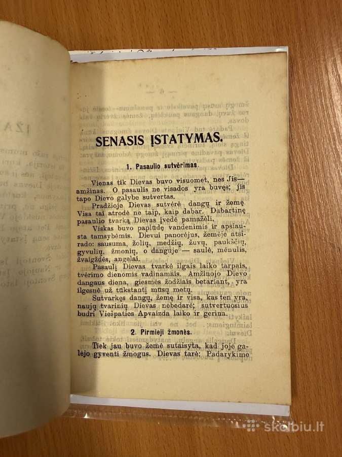 Šventoji senojo ir naujojo įstatymo istorija 1919 - nuotraukos Nr. 3