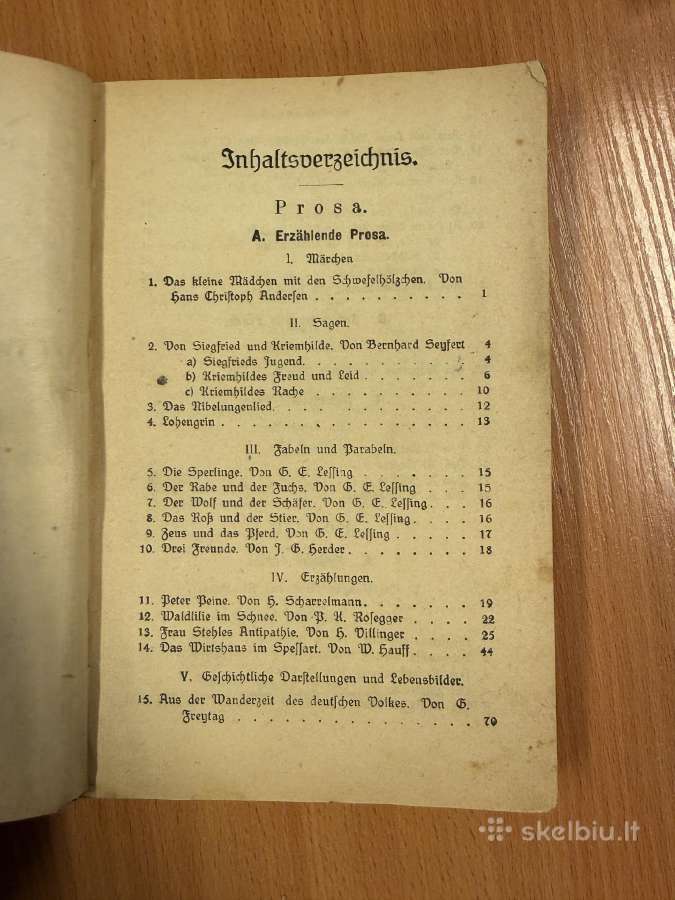 Vokiečių kalbos skaitymai Iv dalis. 1921 - nuotraukos Nr. 3