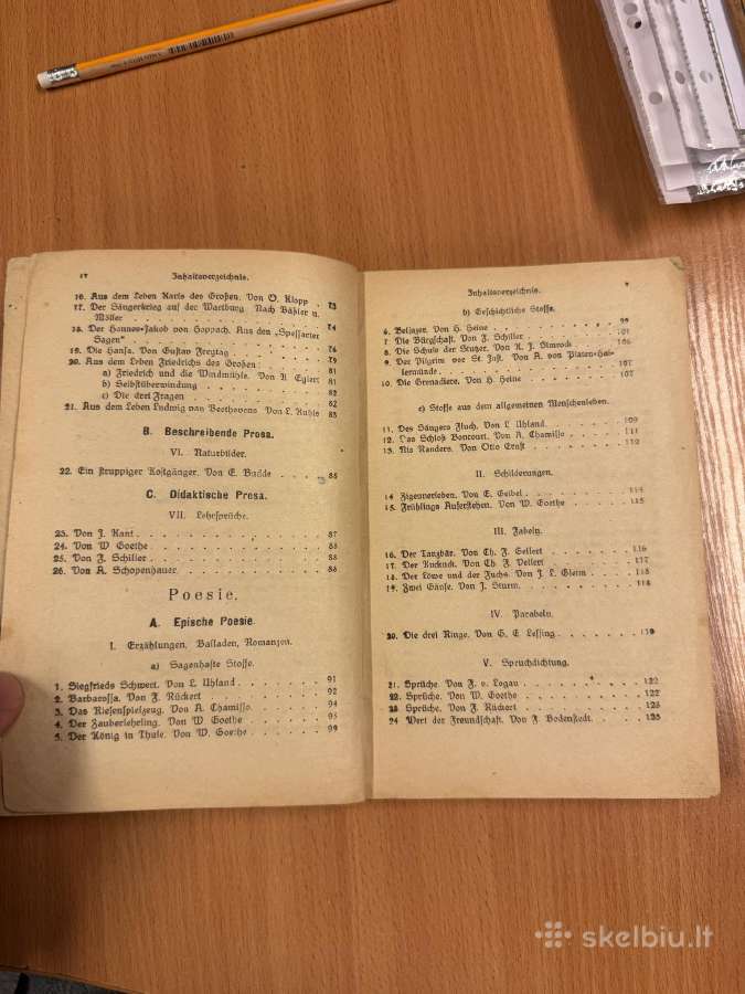 Vokiečių kalbos skaitymai Iv dalis. 1921 - nuotraukos Nr. 4