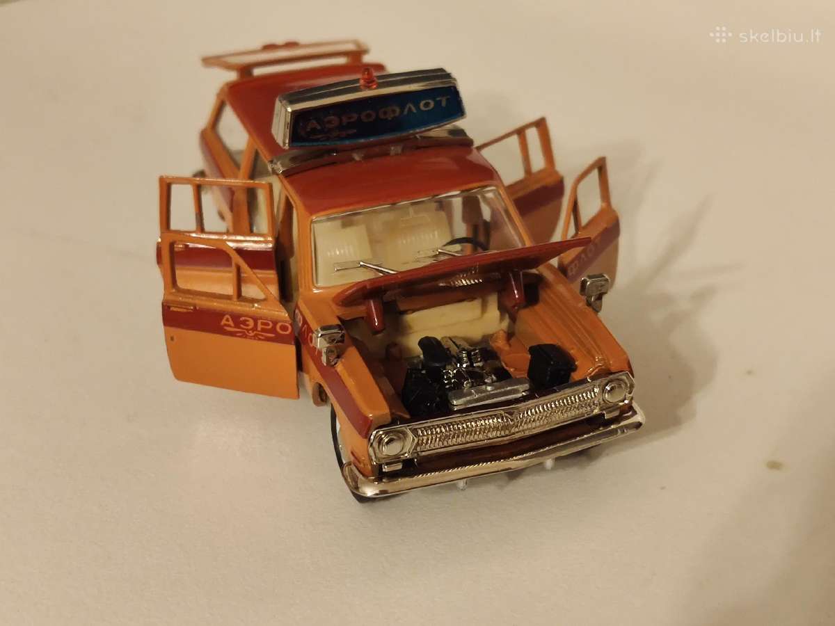 1:43 gaz 24-02 volga aeroflot ussr modeliukas - nuotraukos Nr. 2
