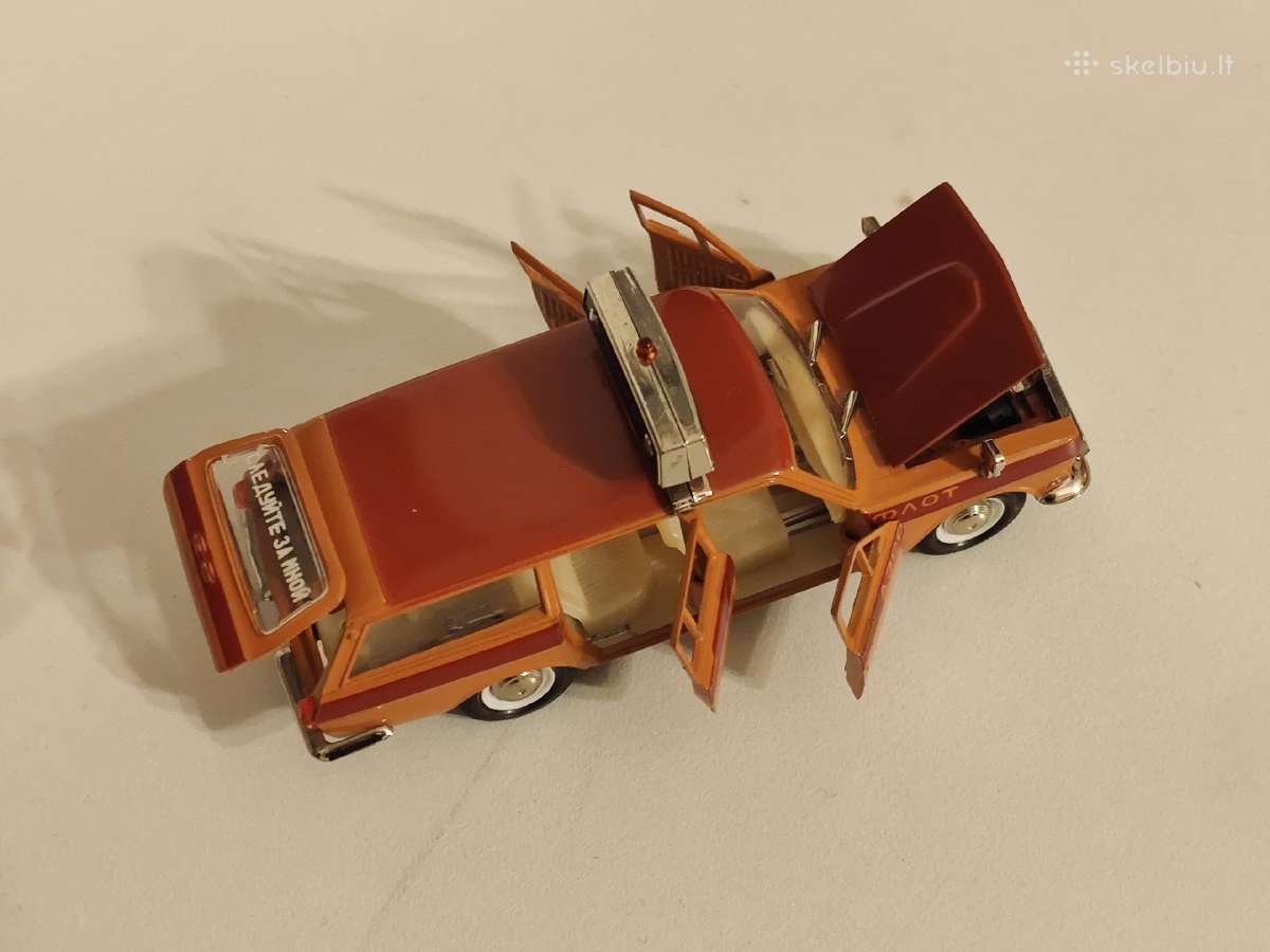 1:43 gaz 24-02 volga aeroflot ussr modeliukas - nuotraukos Nr. 4