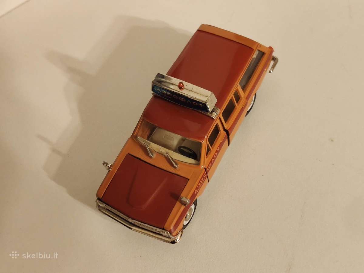 1:43 gaz 24-02 volga aeroflot ussr modeliukas - nuotraukos Nr. 5