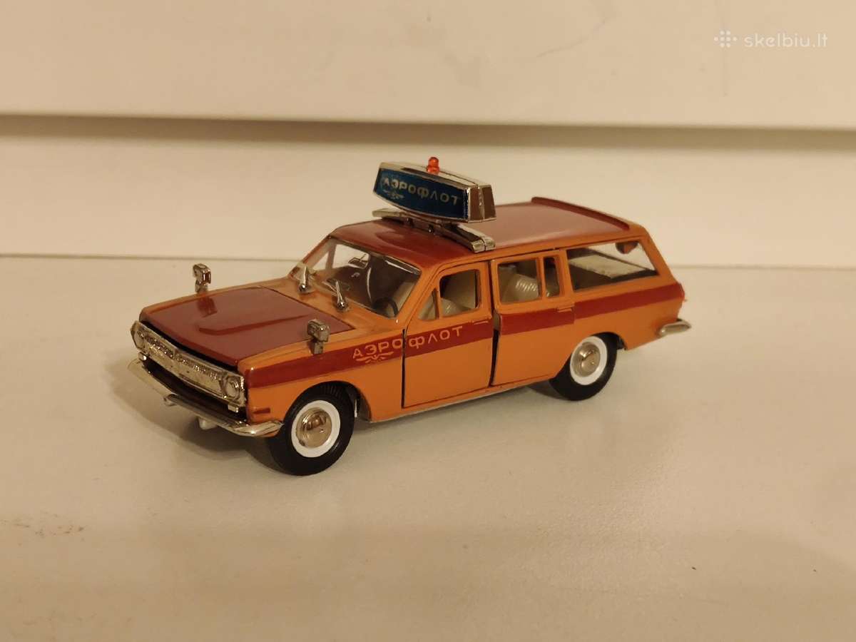 1:43 gaz 24-02 volga aeroflot ussr modeliukas