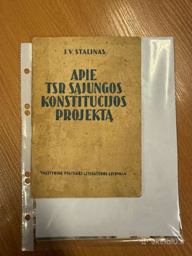 Apie Tsr Sąjungos konstitucijos projektą 1945