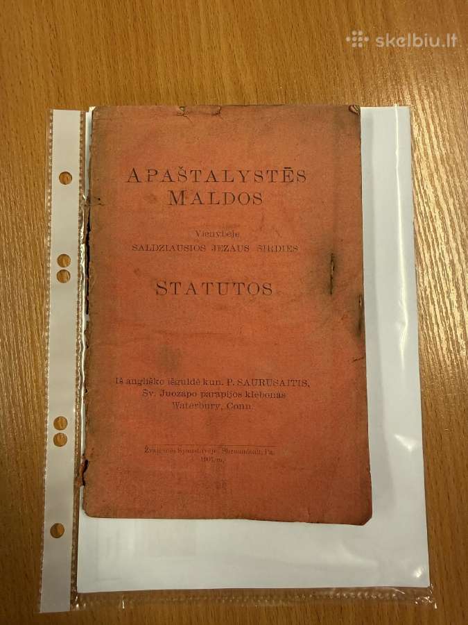 Apaštalystės maldos 1907