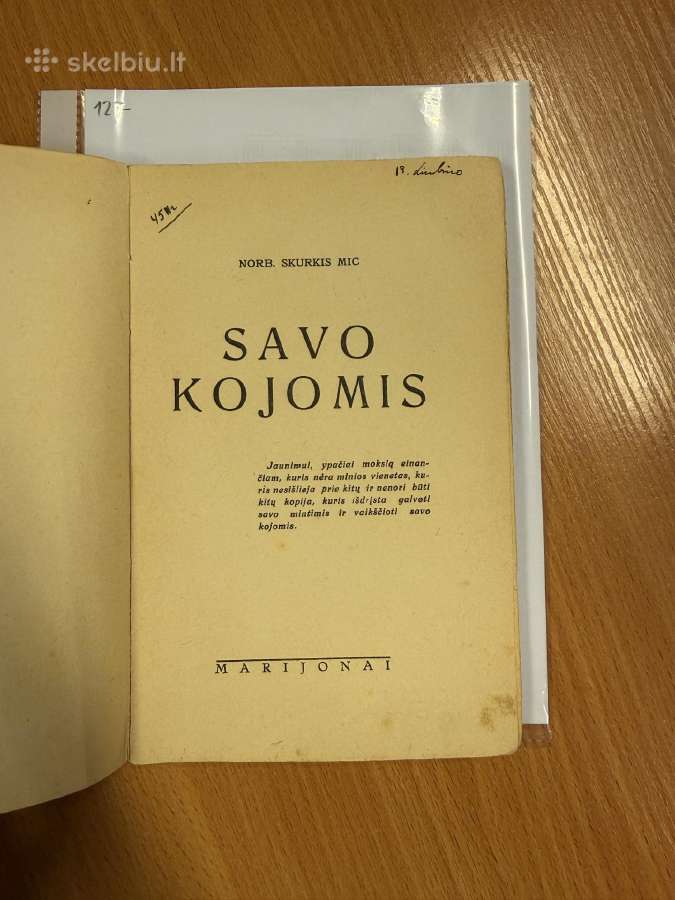 Savo kojomis 1938 m. - nuotraukos Nr. 2